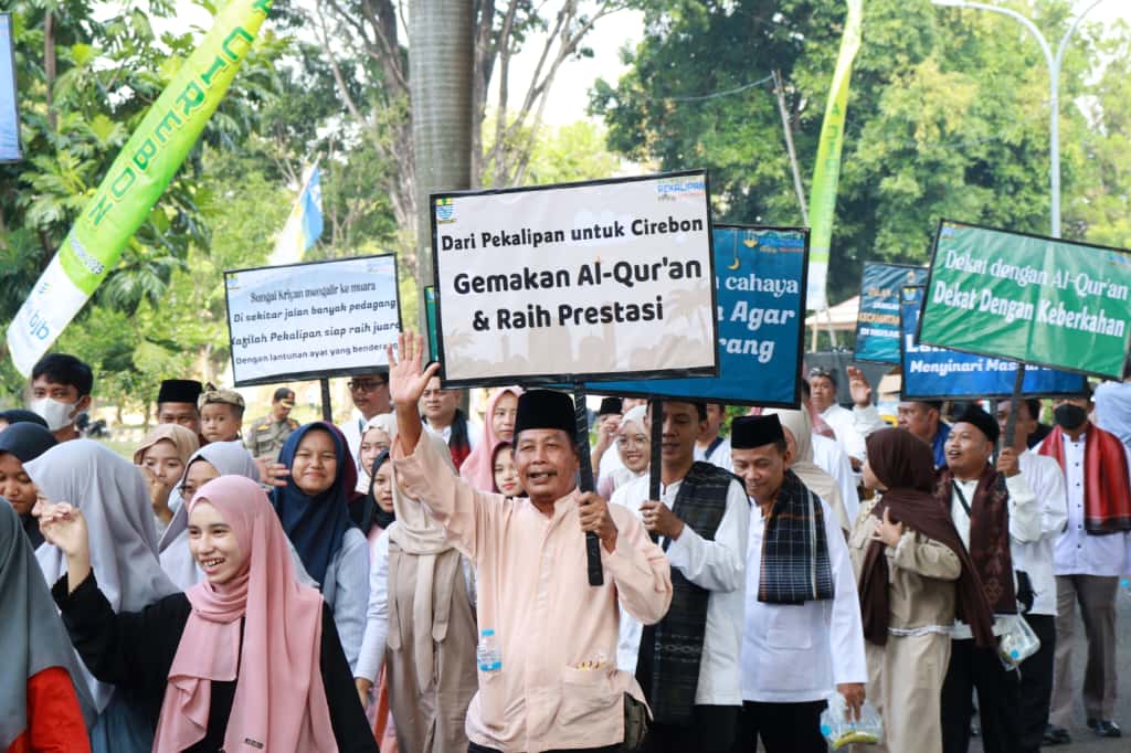 Pawai Ta’aruf Awali MTQ Ke-57 Kota Cirebon, Wujudkan Semangat Syiar Al-Qur’an