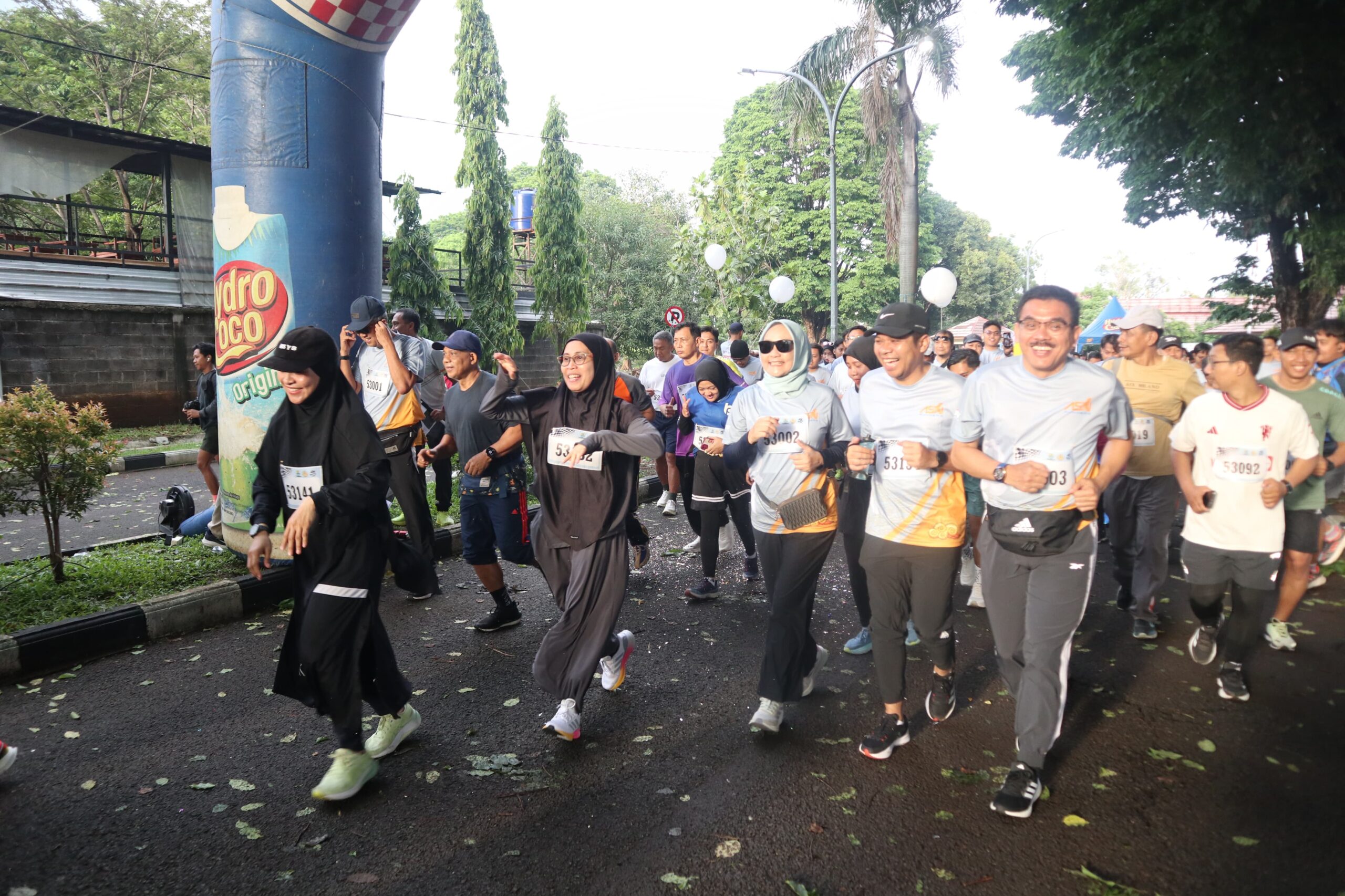 Fun Run Meriahkan HUT ke 53 KORPRI, Pj Wali Kota Dorong Komunitas Olahraga ASN