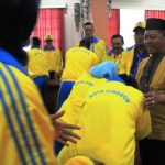 Walikota Cirebon Drs. H. Ano Sutrisno, MM., beserta Wakil Walikota Drs. H. Nasrudin Azis, SH melepas kontingen Porpemda ke-IX Tingkat Propinsi Jawa Barat di Kab. Cianjur di Ruang Adipura Balaikota Cirebon