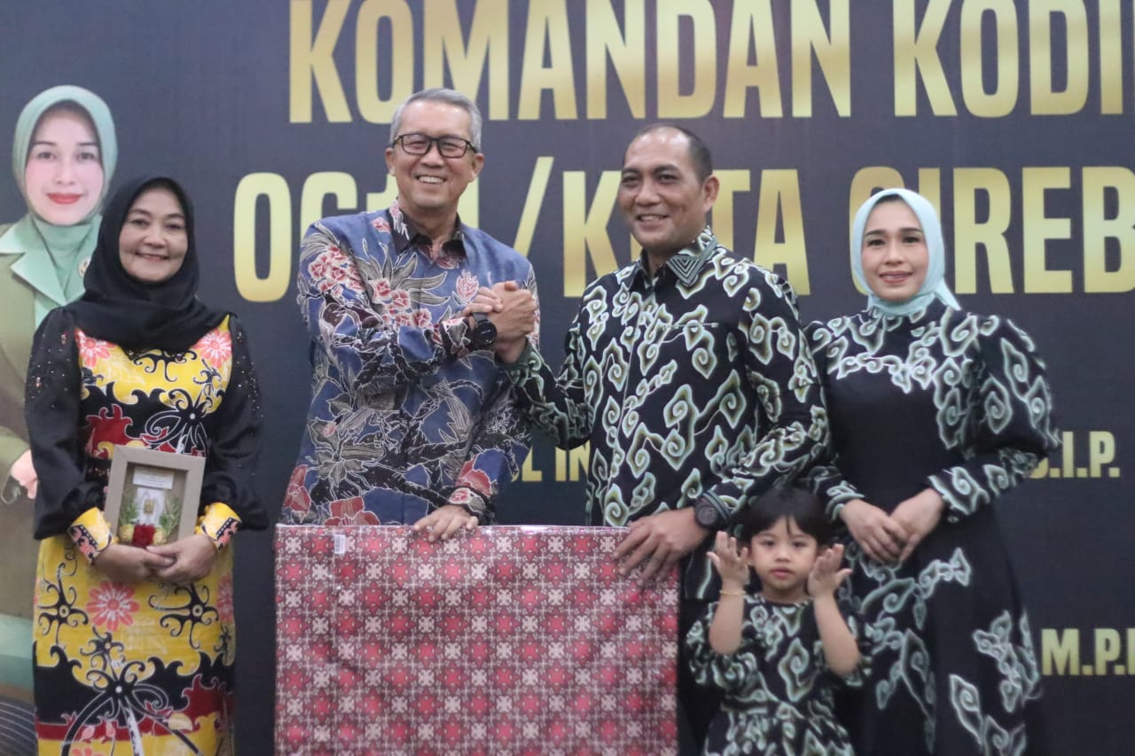 Pj Wali Kota Hadiri Pisah Sambut Dandim 0614/Kota Cirebon