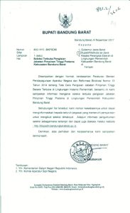 SELEKSI TERBUKA PENGISIAN JABATAN PIMPINAN TINGGI PRATAMA KABUPATEN BANDUNG BARAT