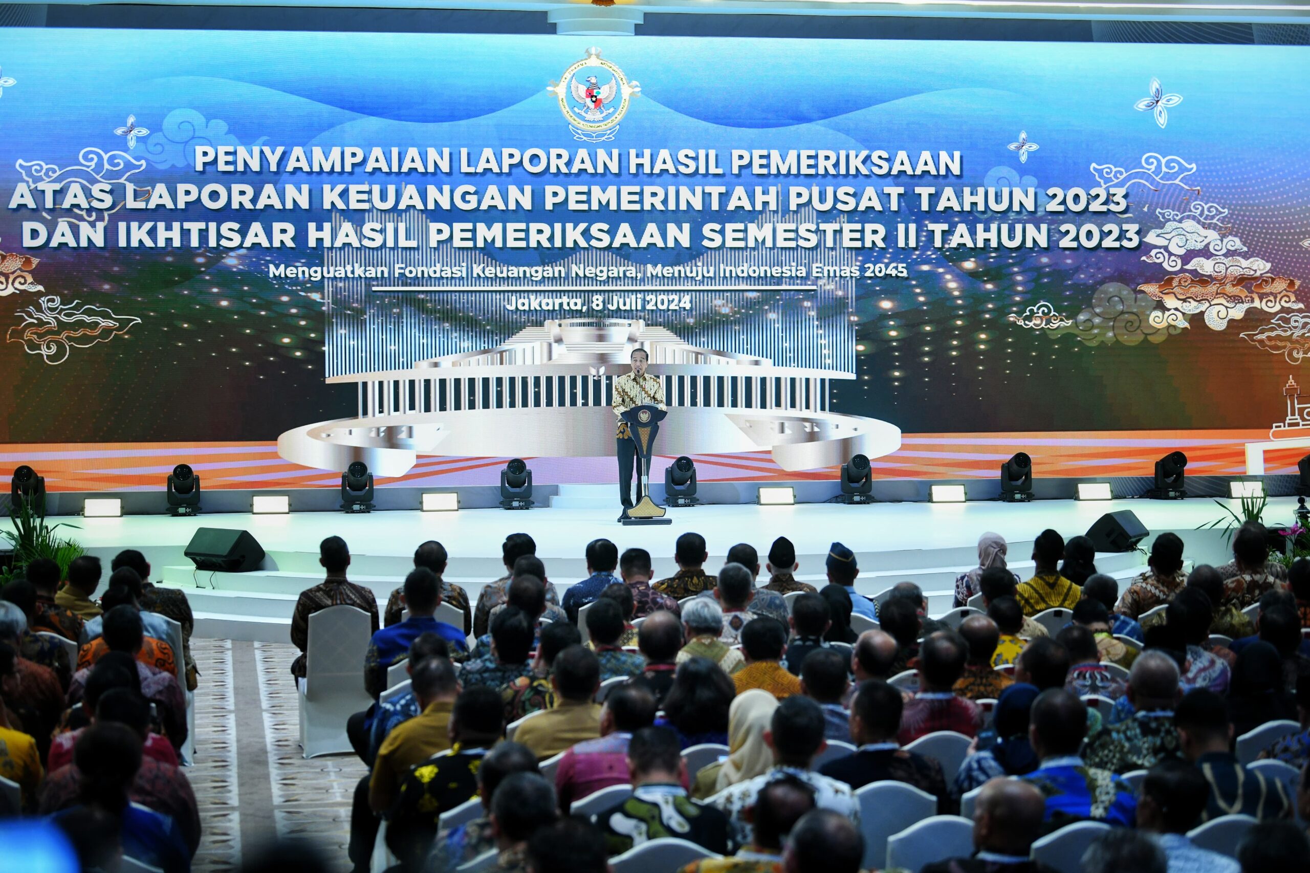 LKPP Raih Opini WTP, Pj Wali Kota Hadiri Penyerahan LHP BPK RI ke Presiden Jokowi