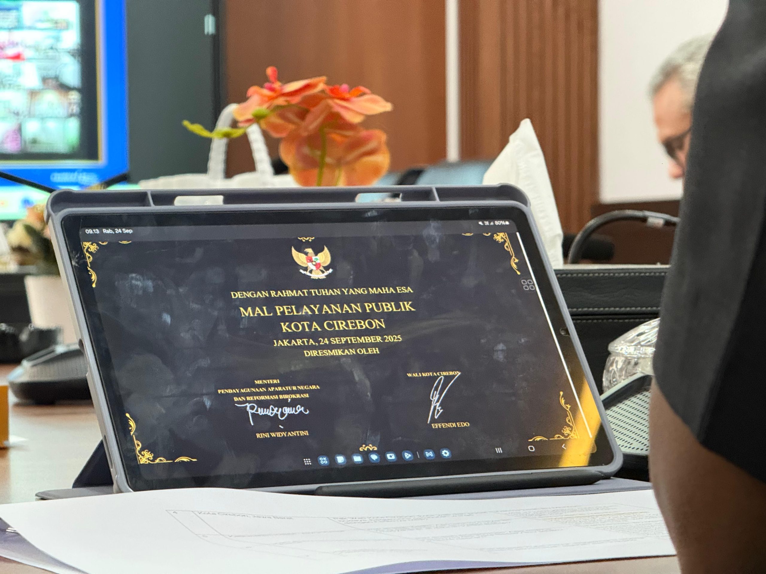 Mal Pelayanan Publik Diresmikan Menteri PAN RB, Wujud Nyata Reformasi Birokrasi Pemkot Cirebon