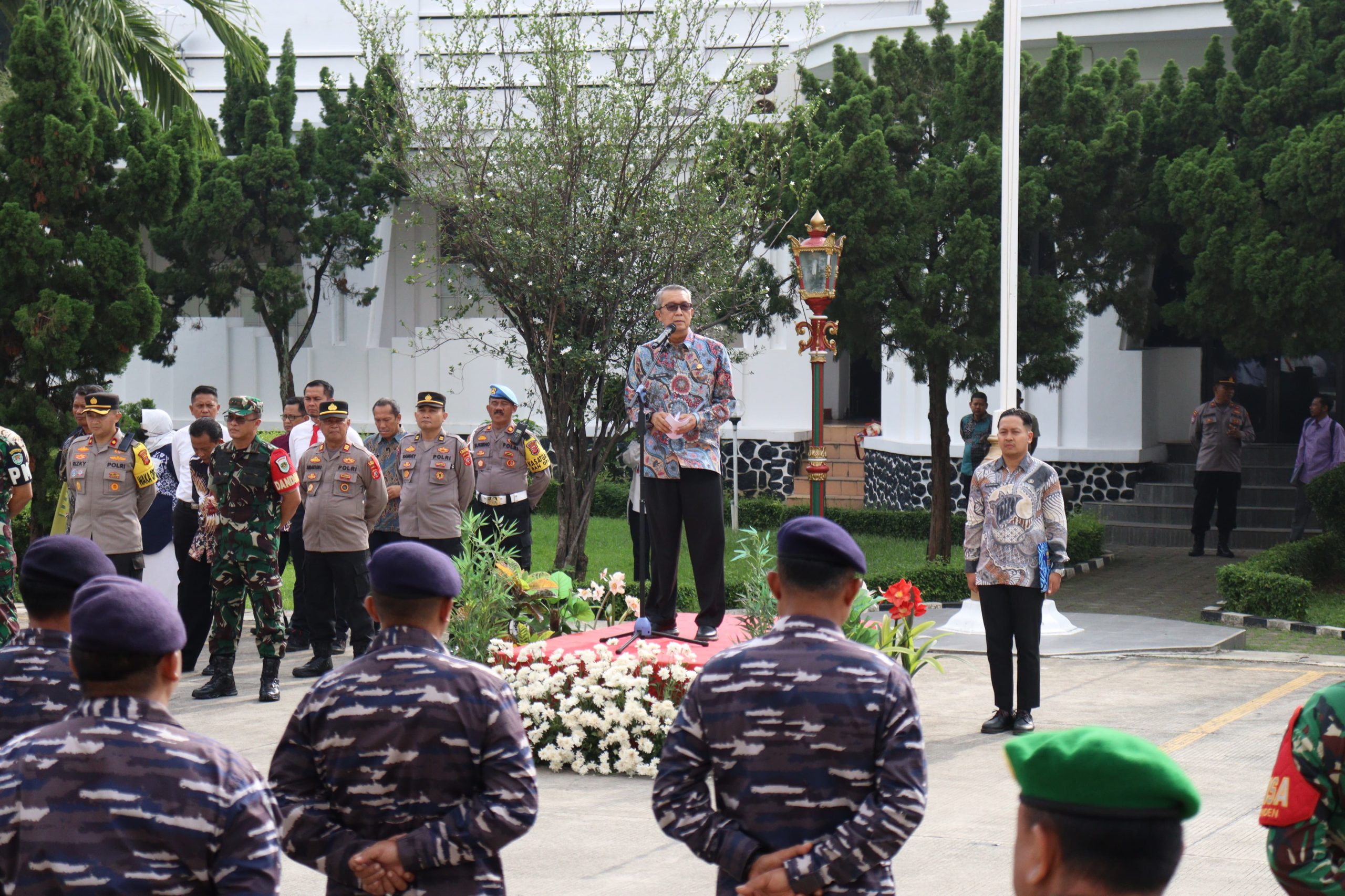 Apel Kesiapsiagaan Satgas Pemberantasan Premanisme, Sekda Ajak Masyarakat Bersama Jaga Keamanan